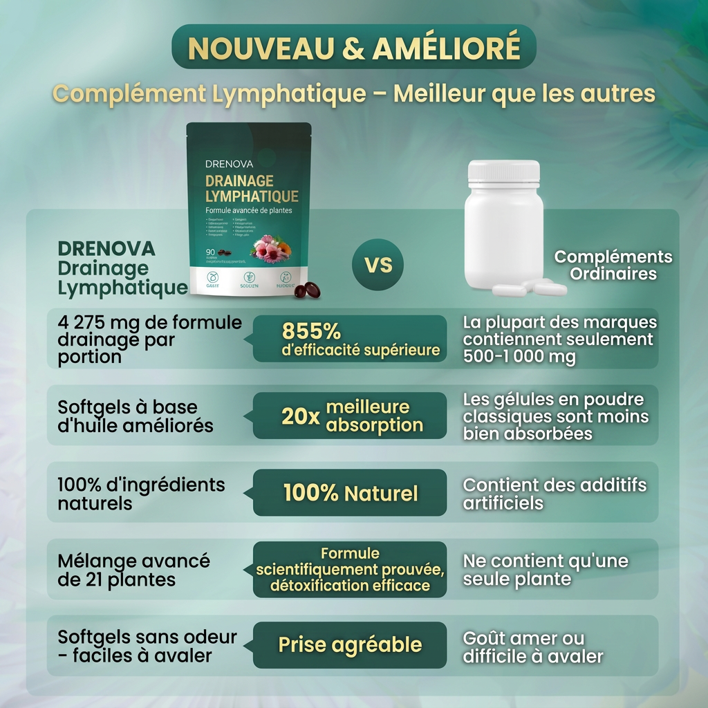 Nouveau et amélioré - comparaison